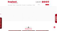 Desktop Screenshot of koplastindustrial.com